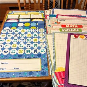 Super Power Classroom Organizers Bulletin Board Set